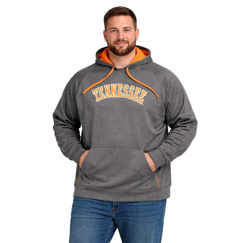 Tennessee Hoddie Gray Size 2X College Athletic Sweatshirt